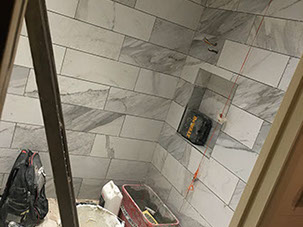 jfs bathrooms, jfs developments bathrooms, tiling, construction of bathrooms start to finish