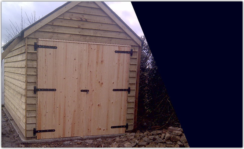 Chelmsford builder JFS Developments builds bespoke wooden Garages and sheds