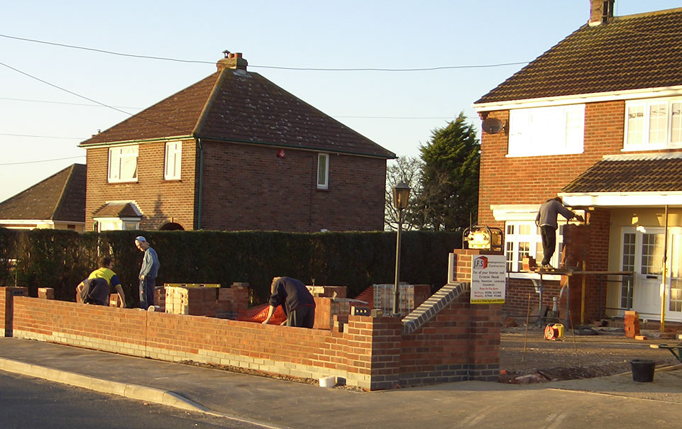 extensions, loft conversions, kitchens, bathrooms, decorating, shop fits, plastering, driveways, patios, jfs patios, jfs decorating, jfs drives,
